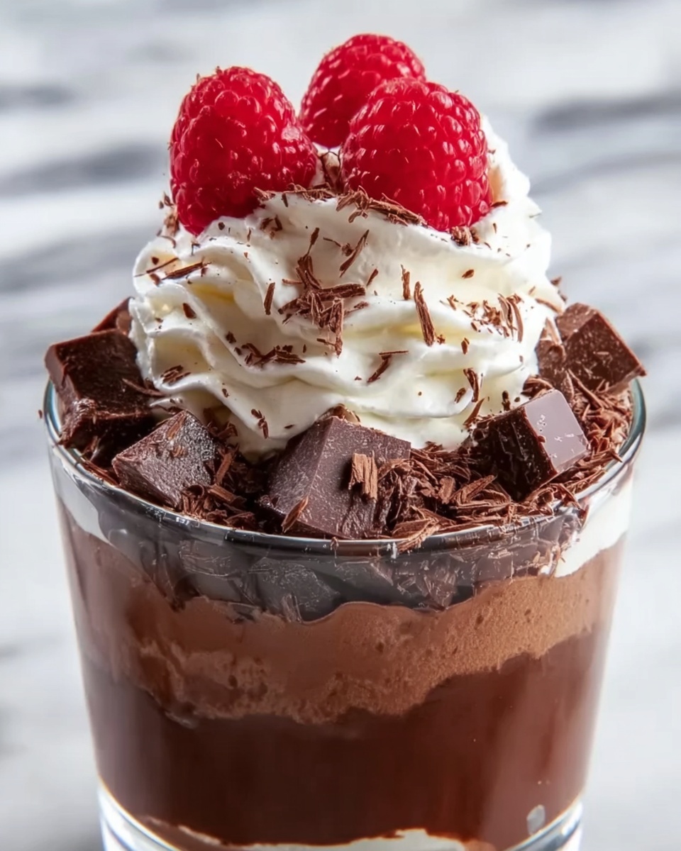 Whipped Chocolate Cheesecake Parfaits Recipe - Recipe Image