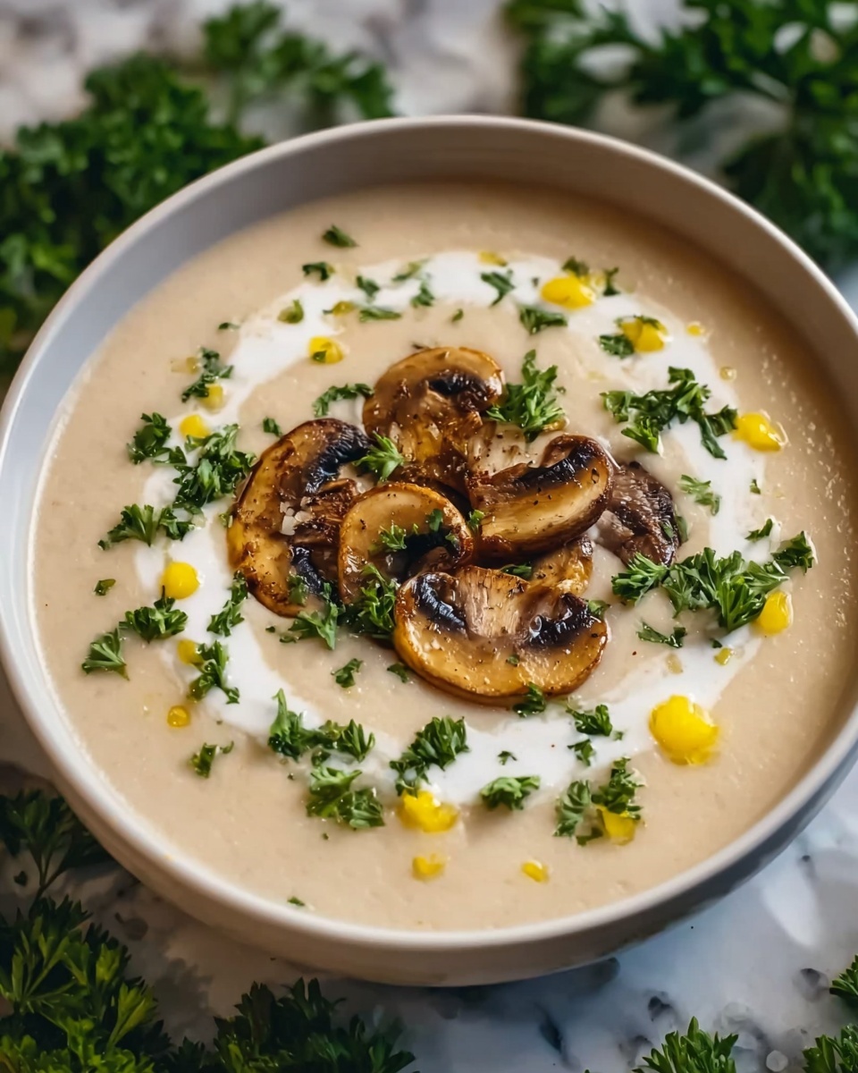 Creamy Mushroom Soup Recipe - Recipe Image