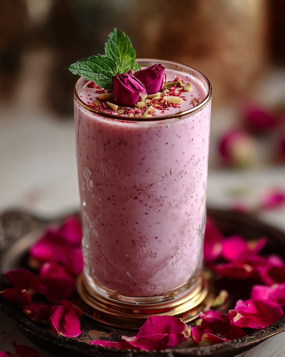 Rose Lassi Recipe - Recipe Image