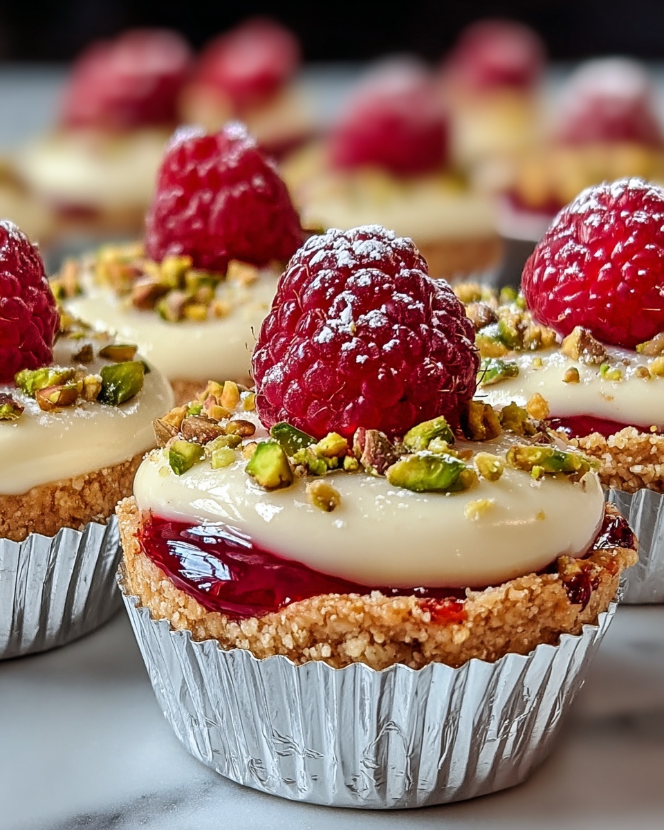 Pistachio Raspberry Tartlets Recipe - Recipe Image