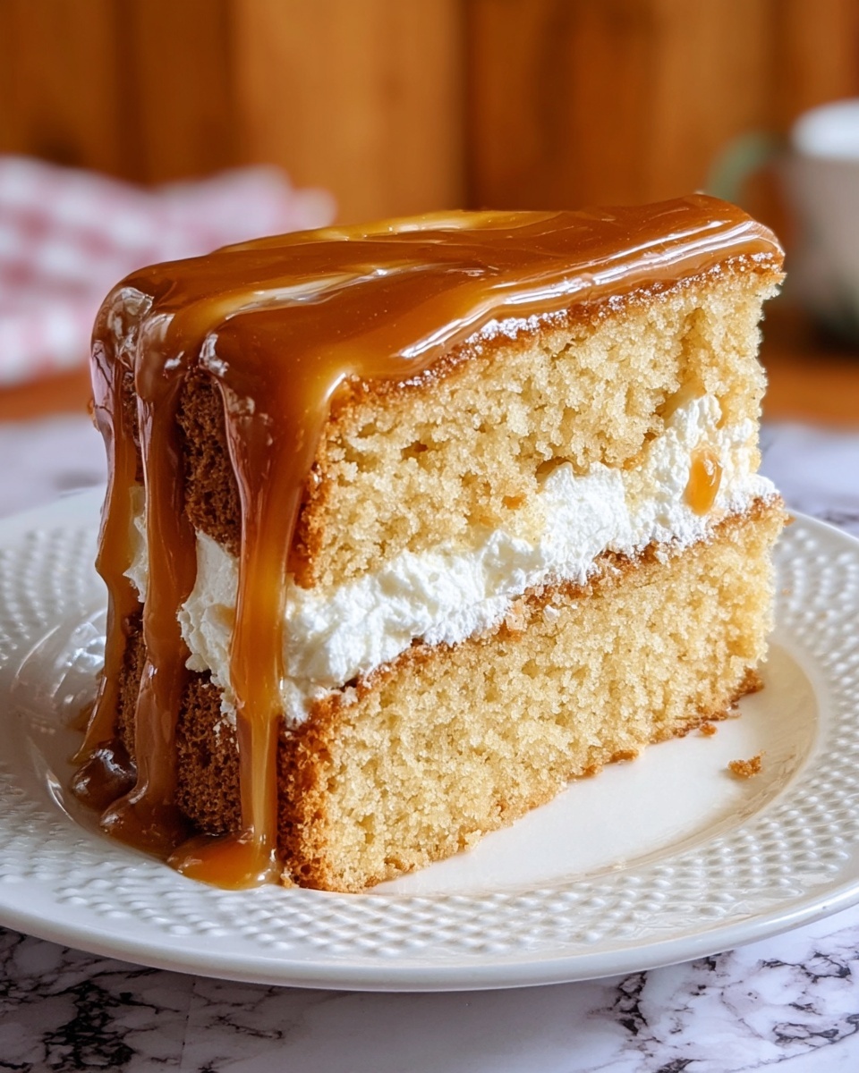 Creamy Caramel Cake Recipe - Recipe Image