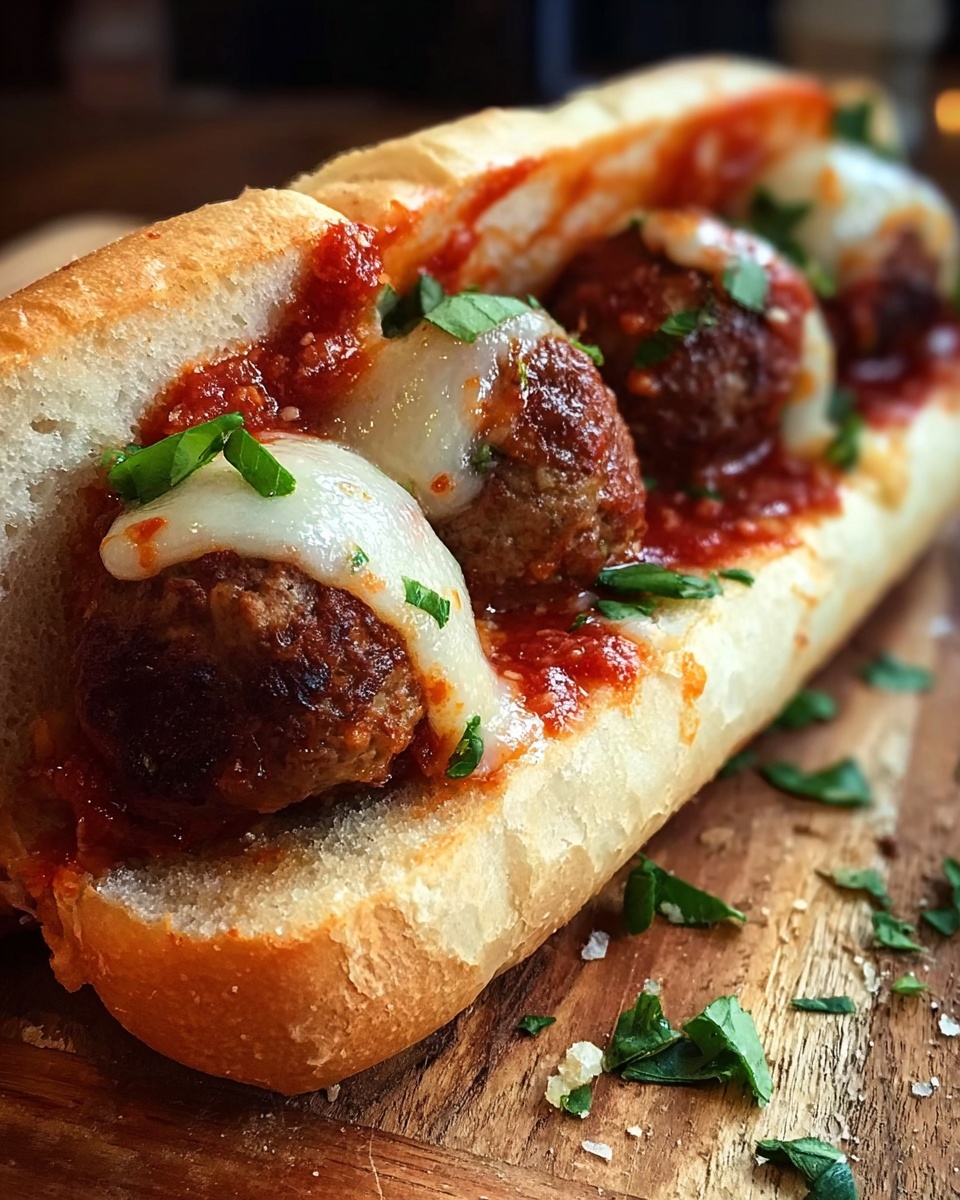 Mini Meatball Subs with Marinara and Mozzarella Recipe - Recipe Image