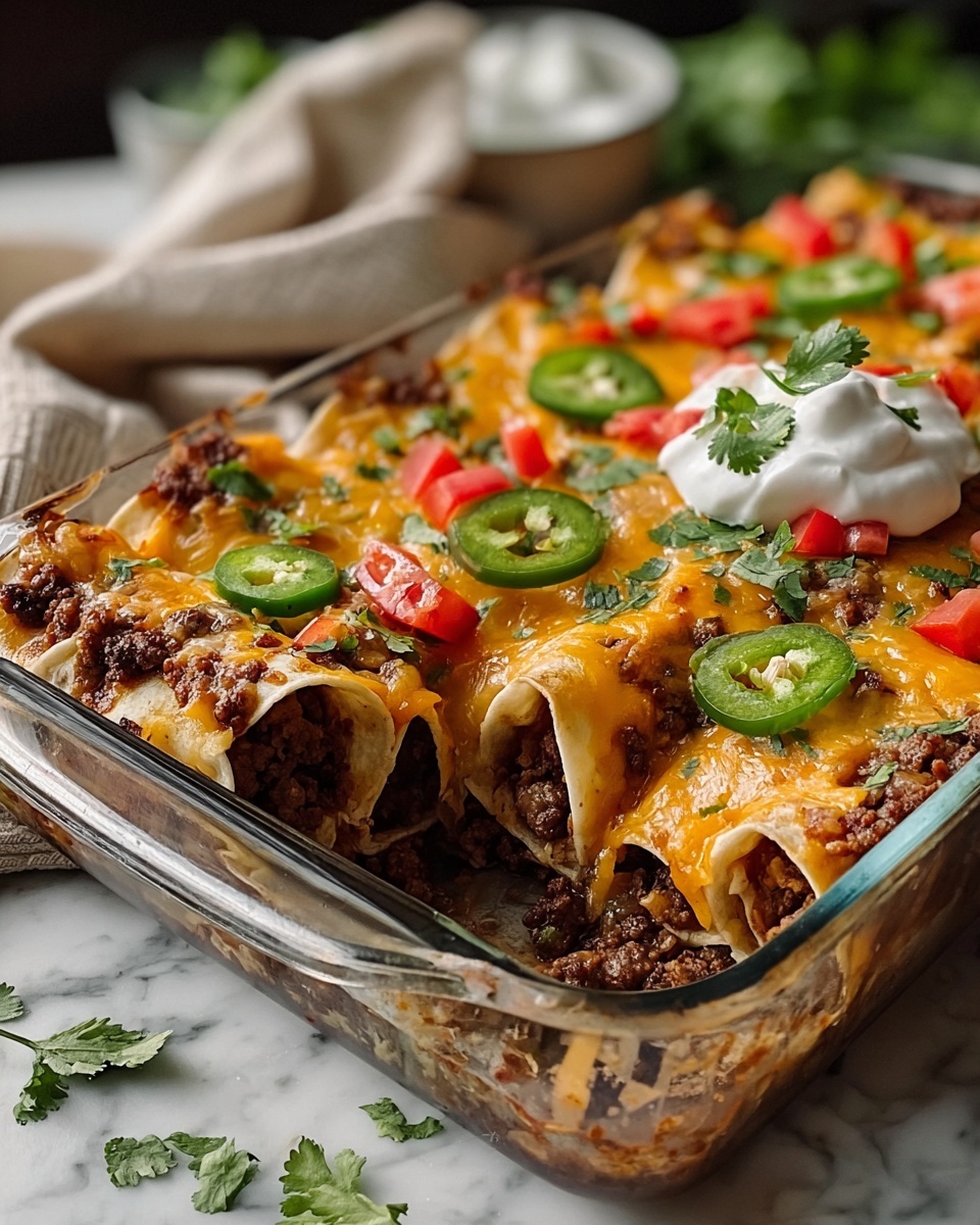 Beef Enchilada Bake Recipe - Recipe Image