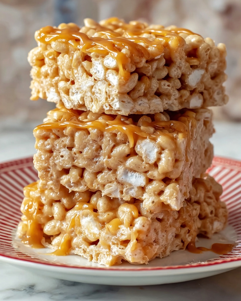 Brown Butter Dulce de Leche Krispie Bars Recipe - Recipe Image