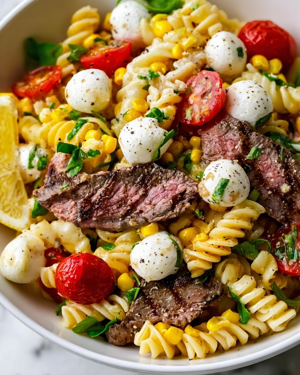 Chimichurri Steak Pasta Salad Recipe - Recipe Image