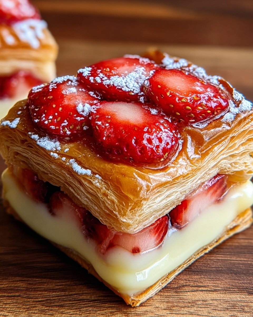 Strawberry Danish Pastry Recipe - Recipe Image