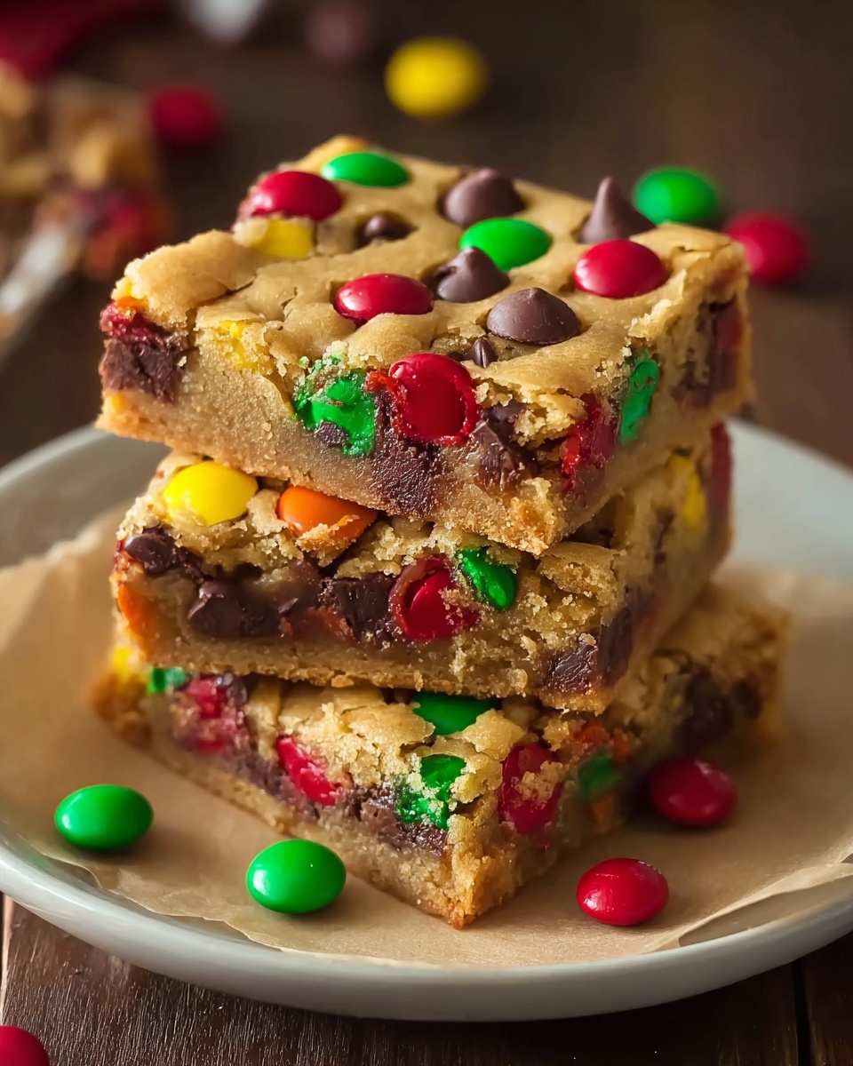 Holiday Cake Mix Cookie Bars Recipe - Recipe Image