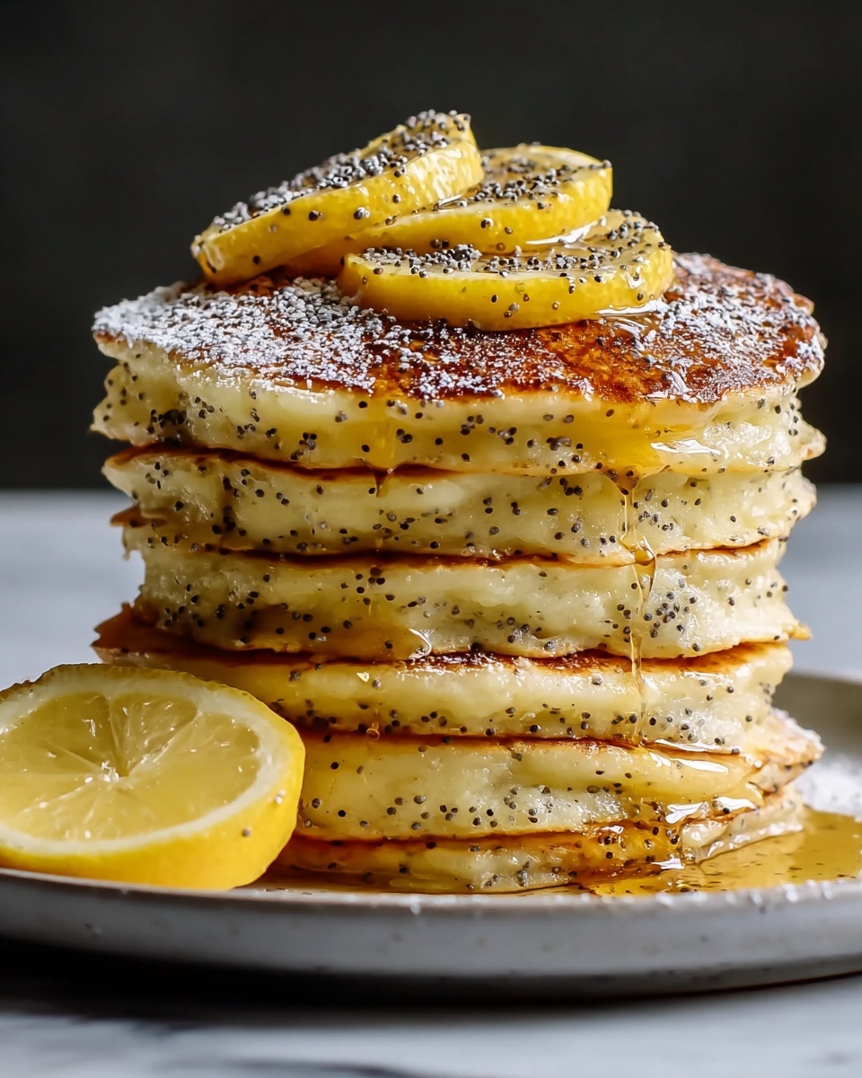 Lemon Poppy Seed Pancakes Recipe - Recipe Image