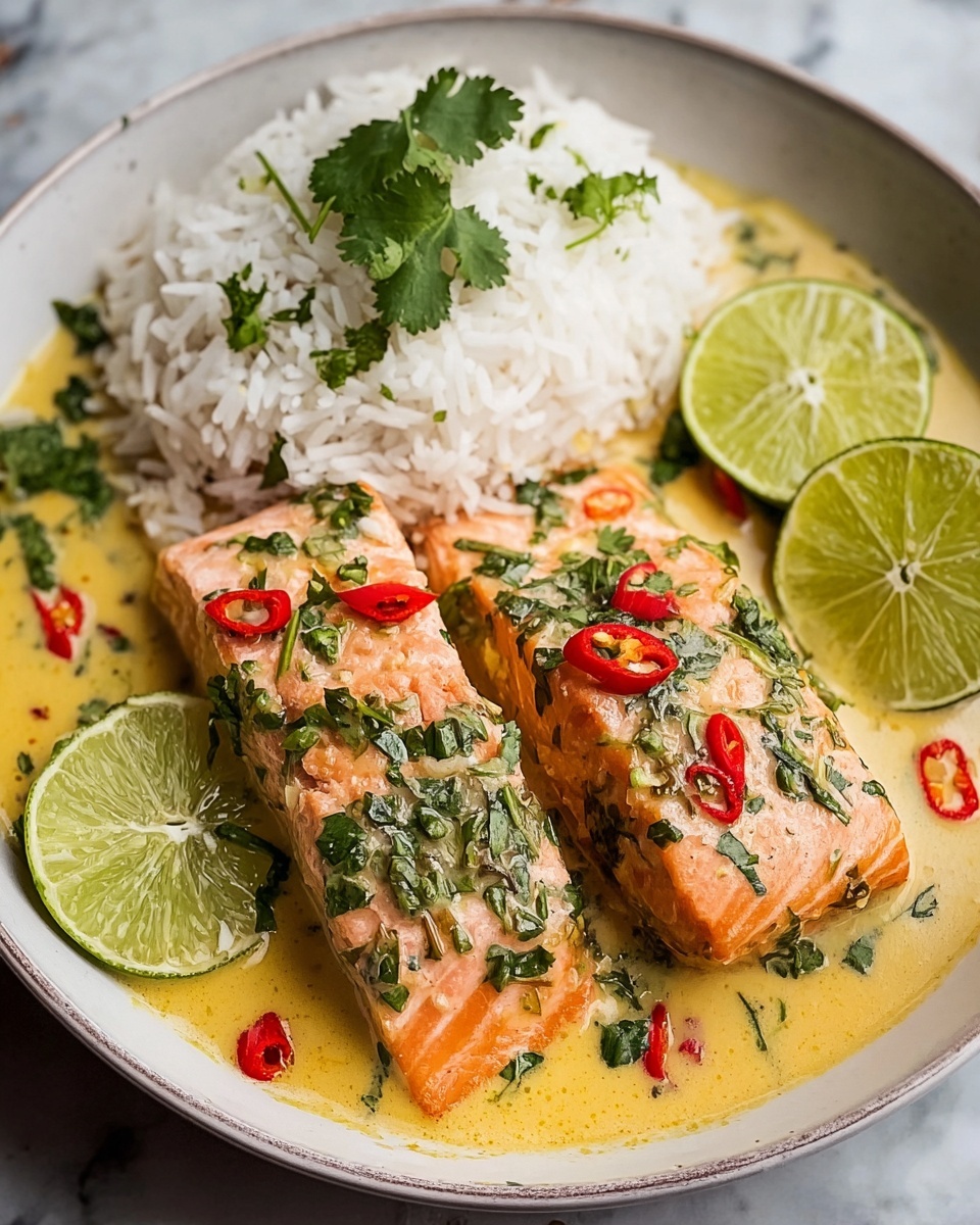 Salmon Coconut Milk Curry Recipe - Recipe Image