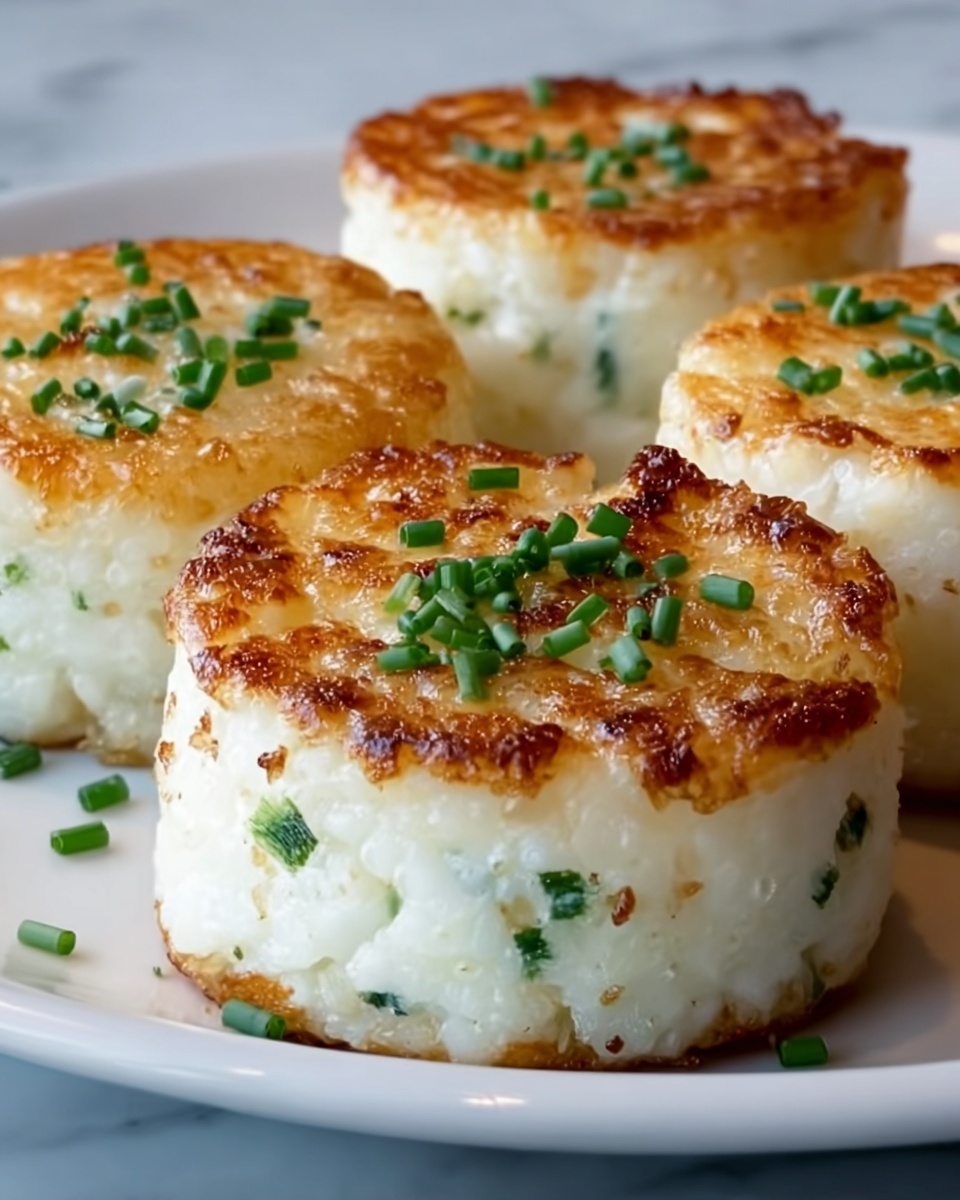 Garlic Chive Mashed Potato Puffins Recipe - Recipe Image