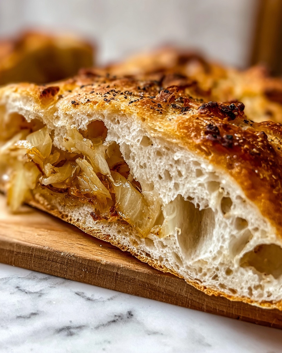 Caramelized Onion & Gouda Sourdough Recipe - Recipe Image
