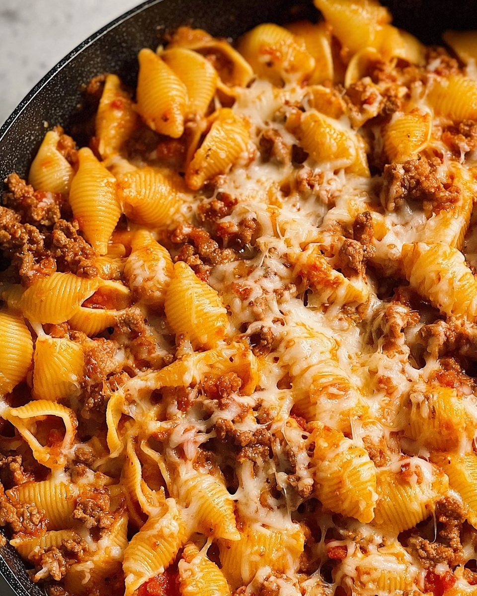 One-Pot Cheesy Taco Pasta Recipe - Recipe Image