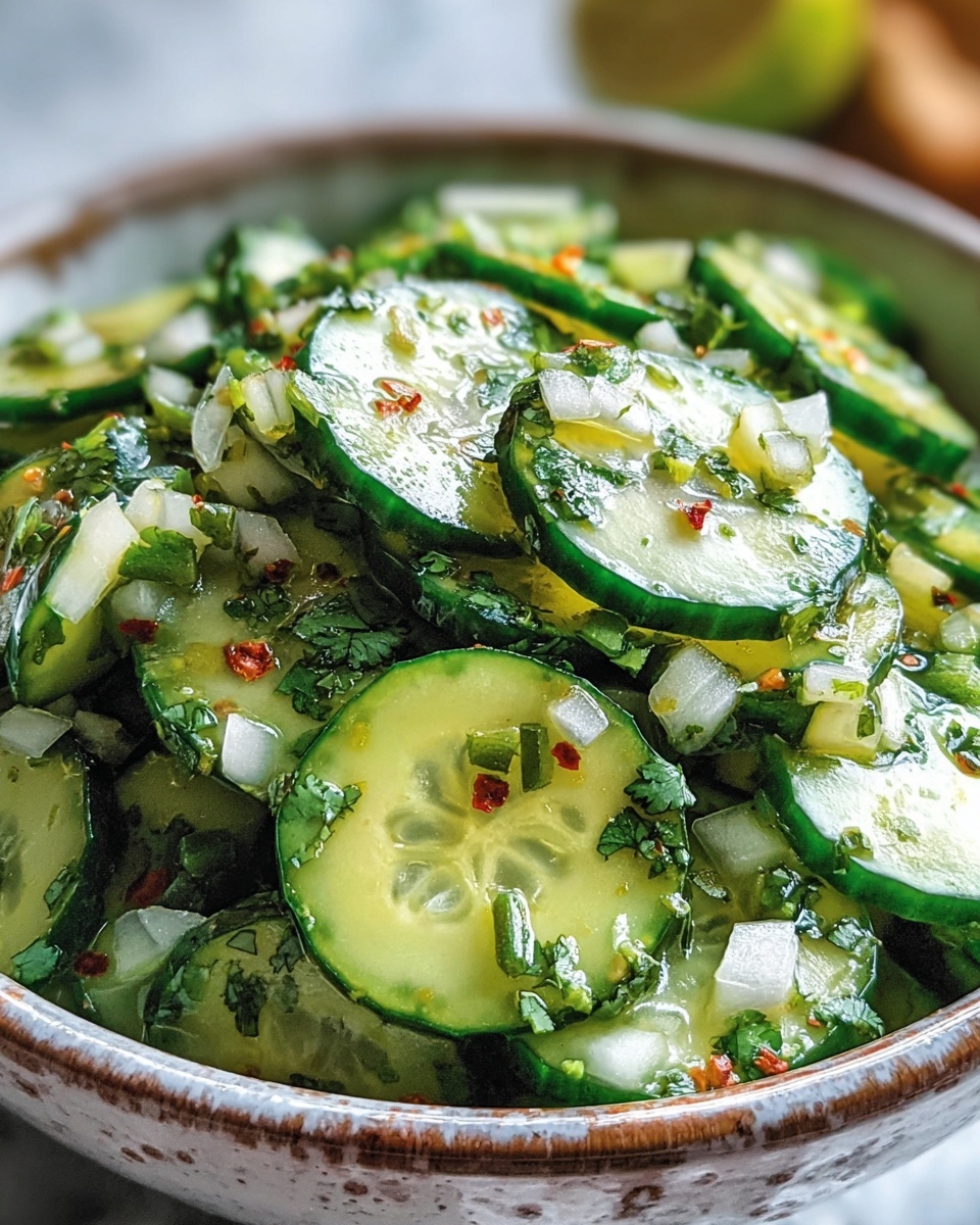 Mexican-Style Pickled Cucumbers Recipe - Recipe Image
