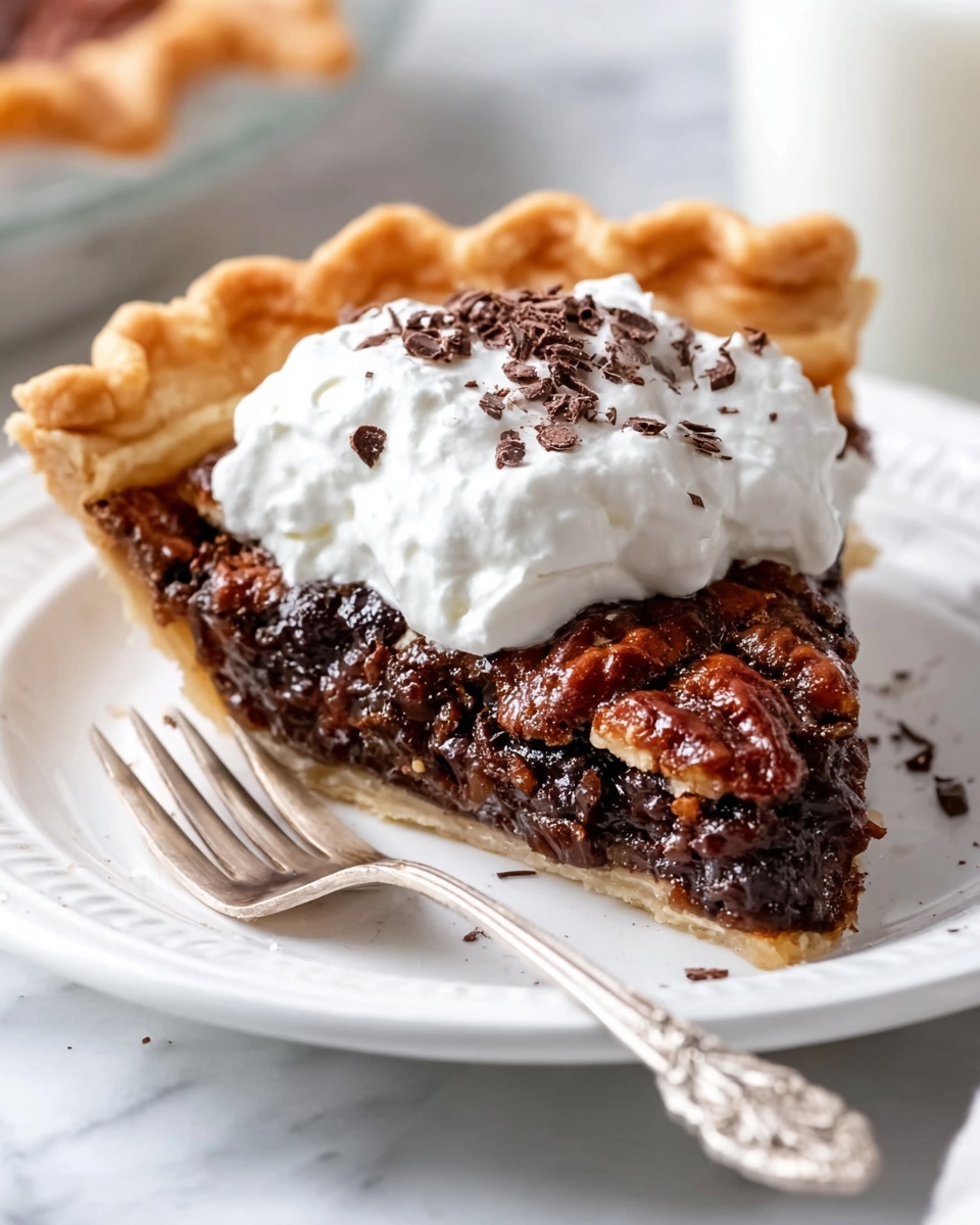 Dark Chocolate Pecan Pie Recipe - Recipe Image