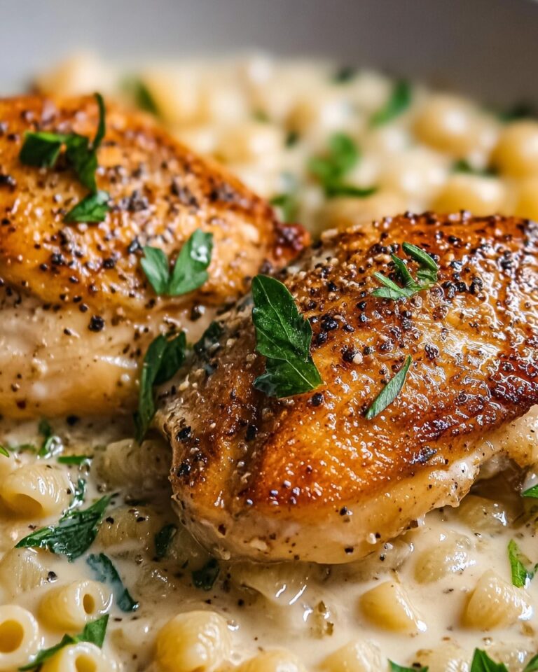 One Pan Creamy Boursin Chicken Recipe