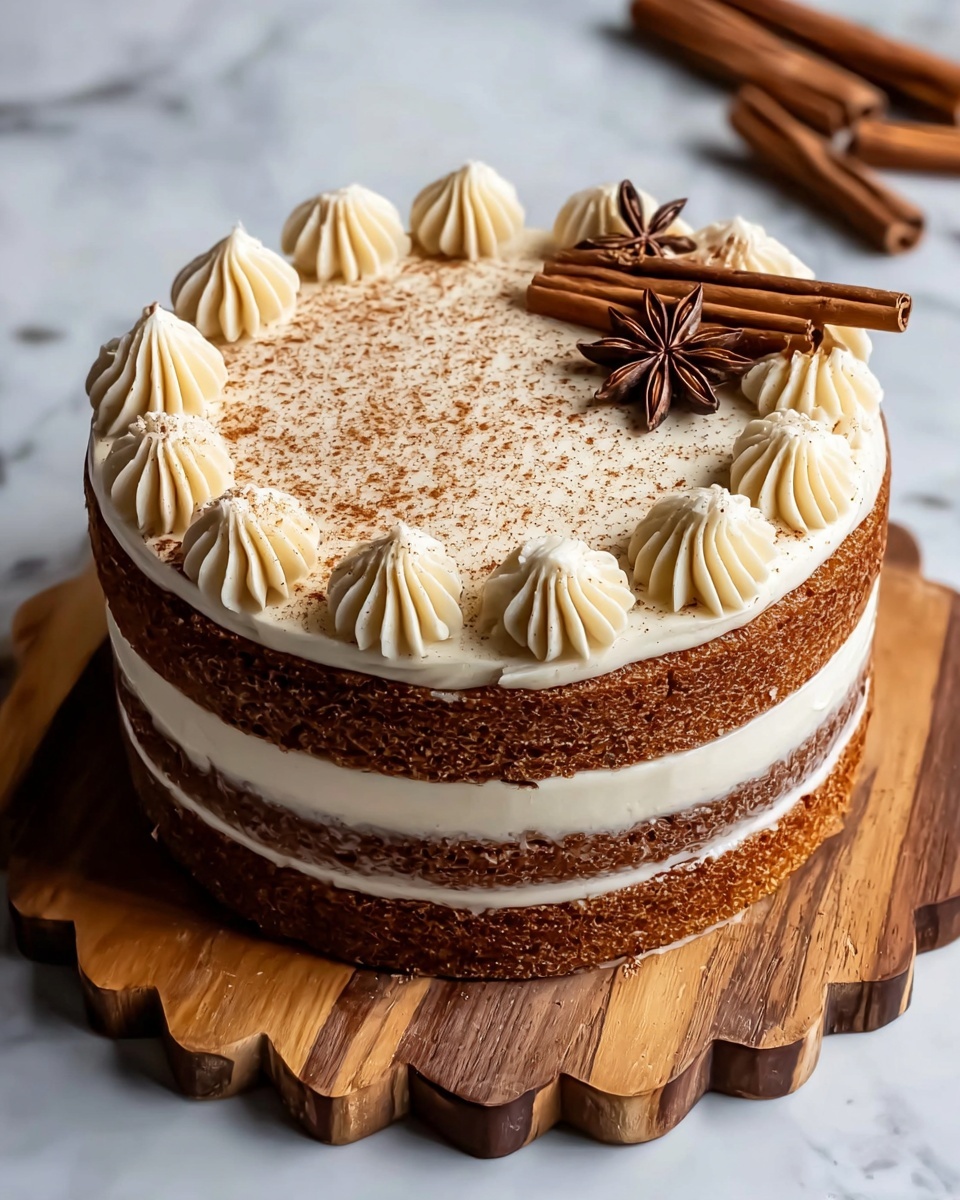 Spiced Brown Sugar Chai Layer Cake Recipe - Recipe Image