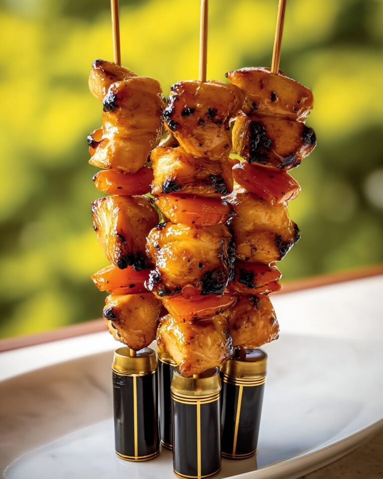 Tropical Hawaiian Chicken Skewers Recipe