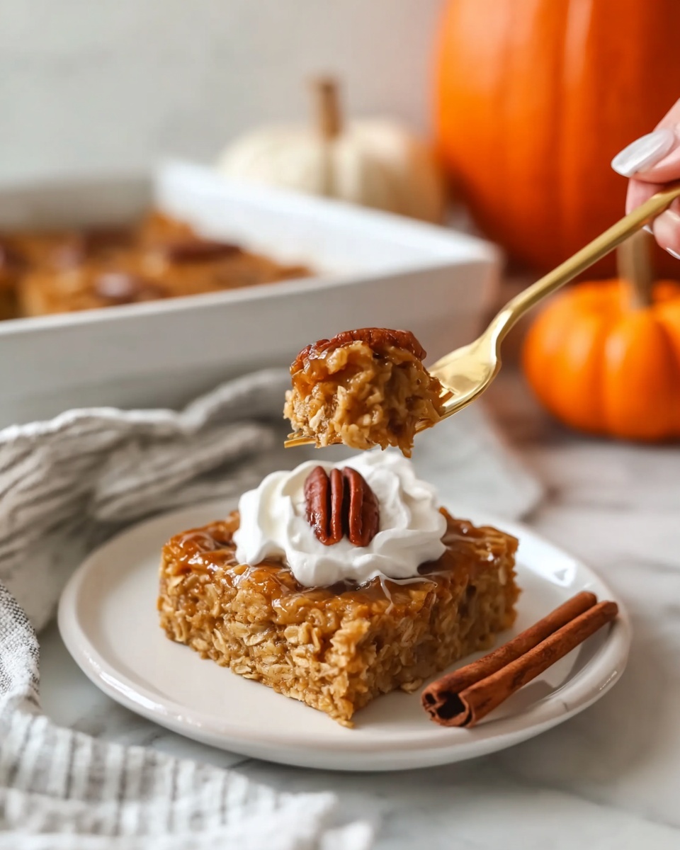 Pumpkin Baked Oatmeal Recipe - Recipe Image