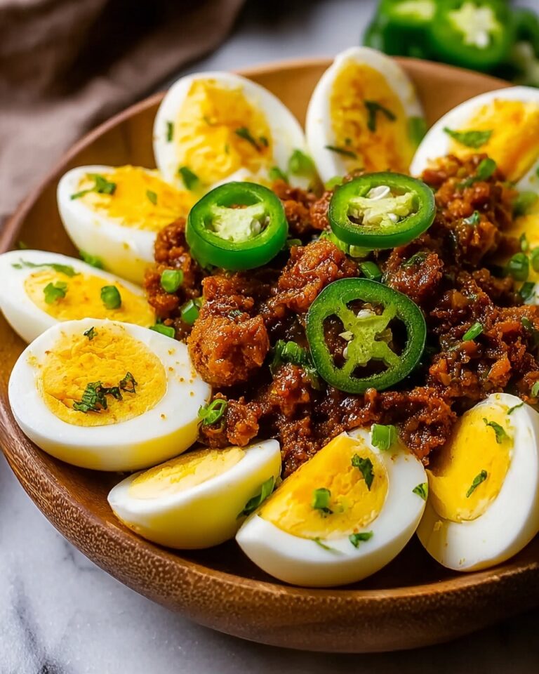 Pickled Eggs, Sausage, and Jalapeños Recipe