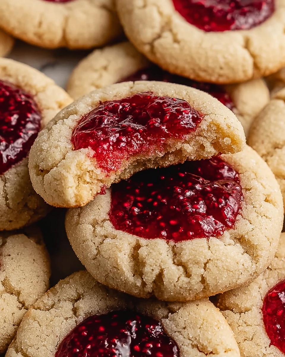 Raspberry Vanilla Butter Cookies Recipe - Recipe Image