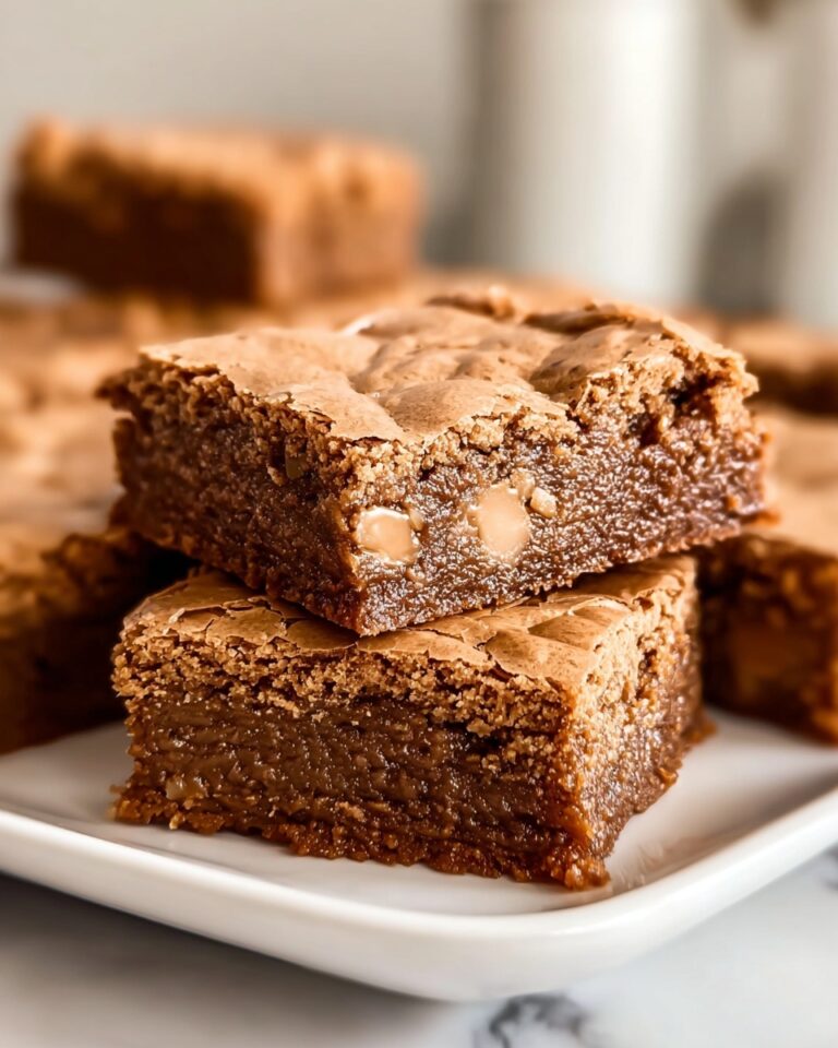 Vegan Cinnamon Chickpea Blondies Recipe