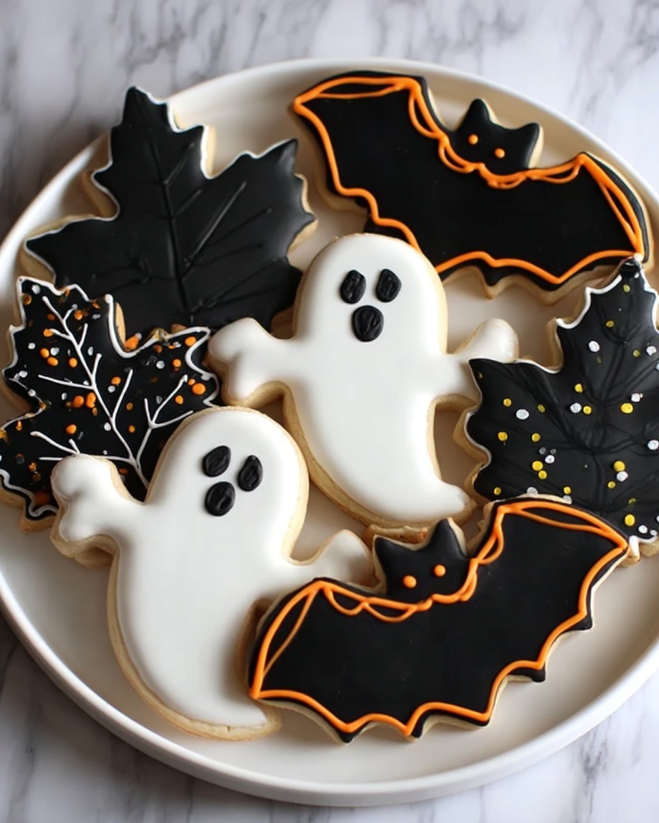 Halloween Royal Icing Cookies Recipe - Recipe Image