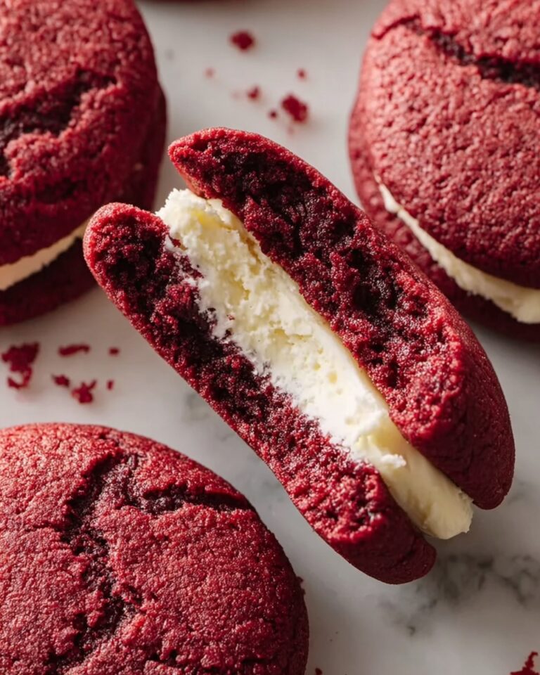 Red Velvet Cheesecake Stuffed Cookies Recipe