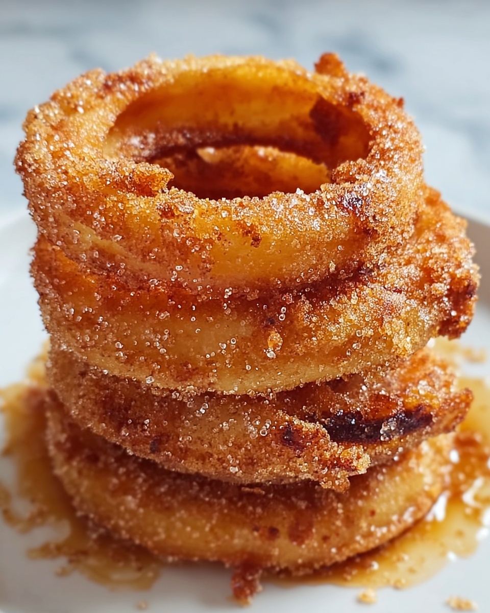 Fried Cinnamon Apple Rings Recipe - Recipe Image