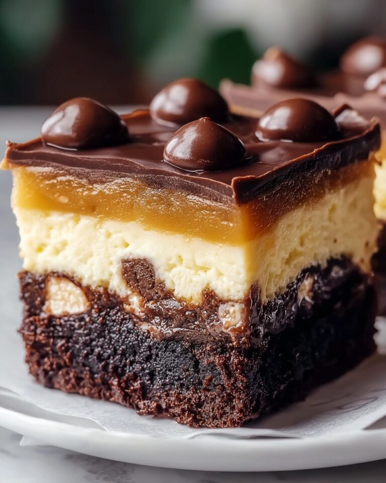 Milky Way Caramel Cheesecake Brownies Recipe