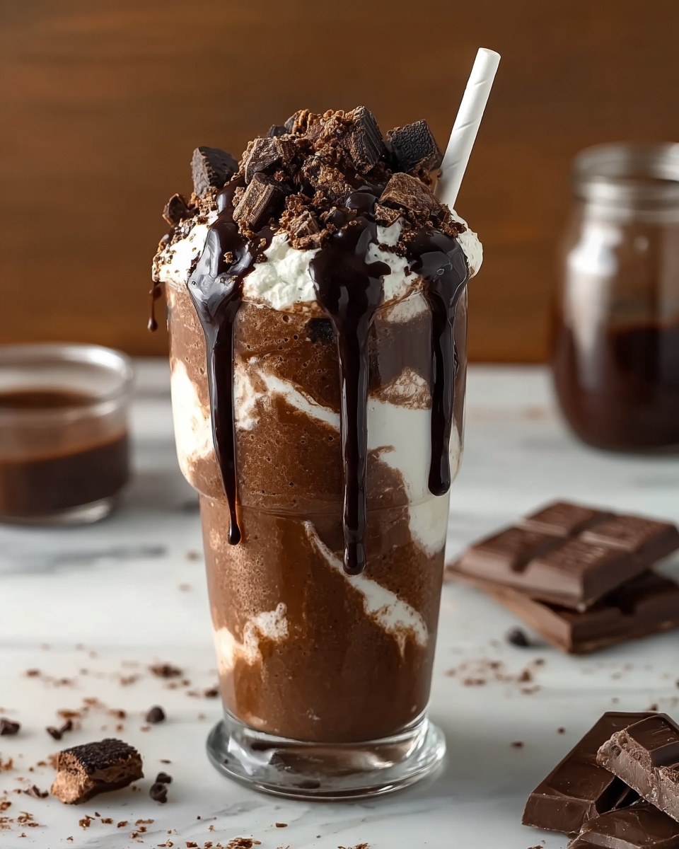 Brownie Milkshake Recipe - Recipe Image