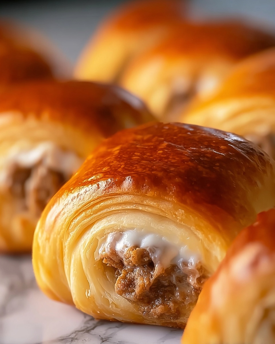 Sausage Cream Cheese Crescent Rolls Recipe - Recipe Image