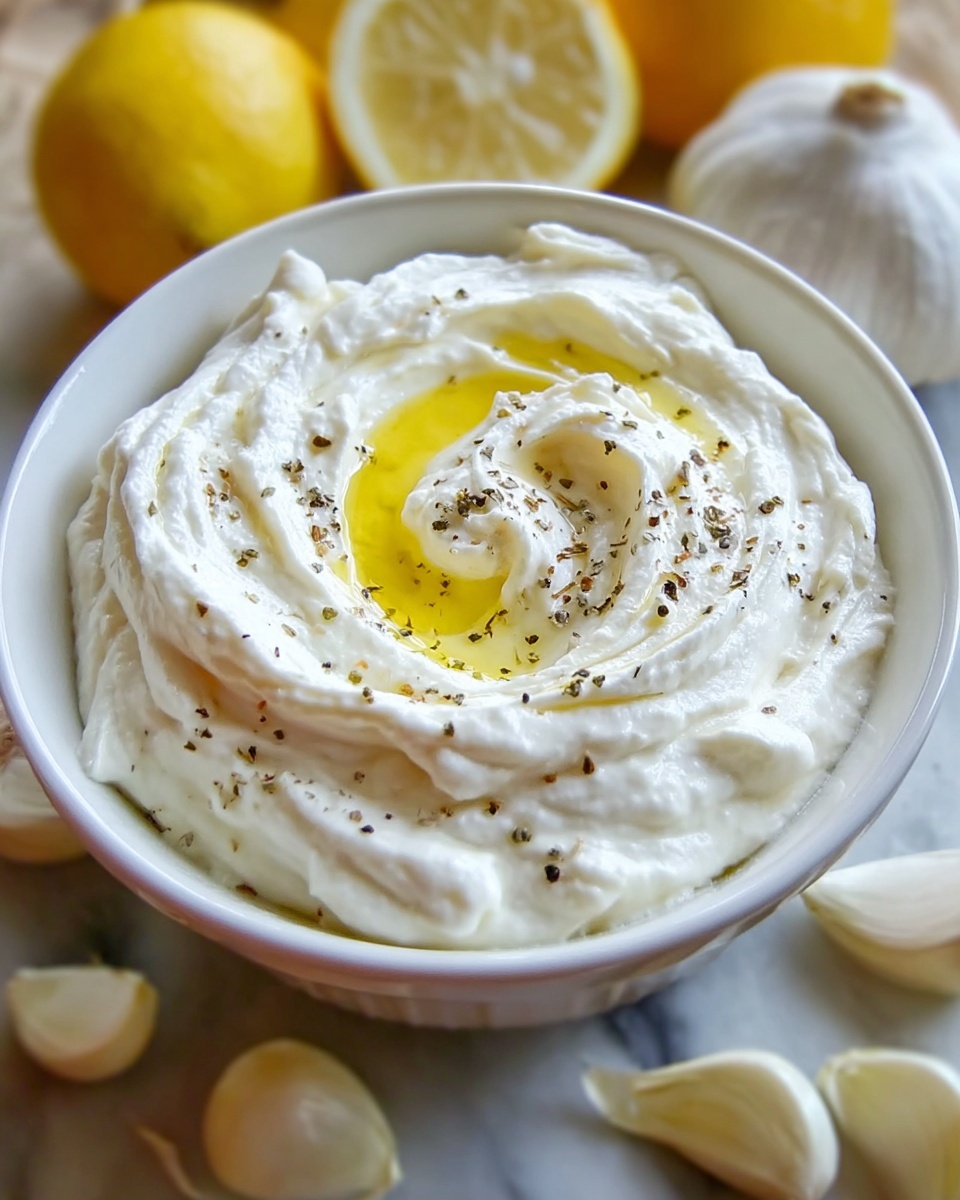 Lebanese Garlic Sauce (Toum) Recipe - Recipe Image