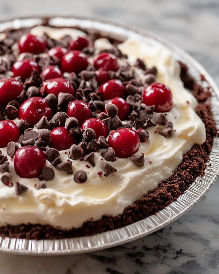 Cherry Chocolate Chip Ice Cream Pie Recipe
