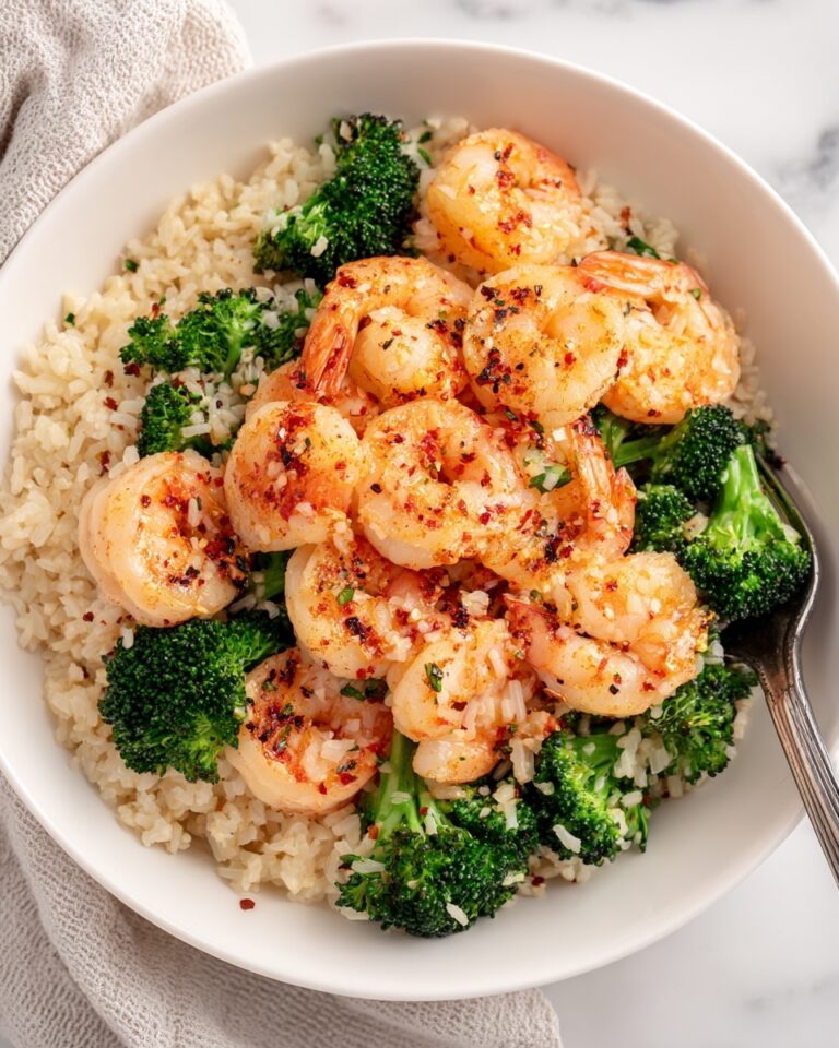 One-Pot Garlicky Shrimp & Broccoli Recipe