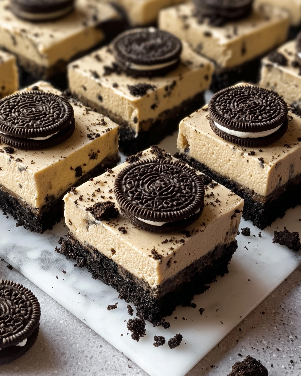 Oreo Cheesecake Slice Recipe - Recipe Image