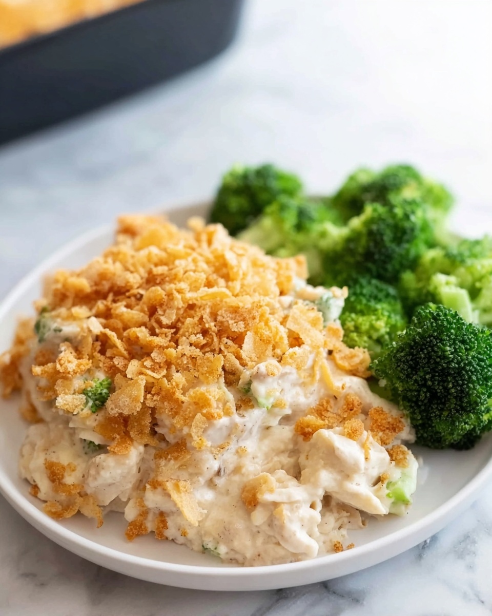 Creamy Swiss Chicken Casserole Recipe - Recipe Image