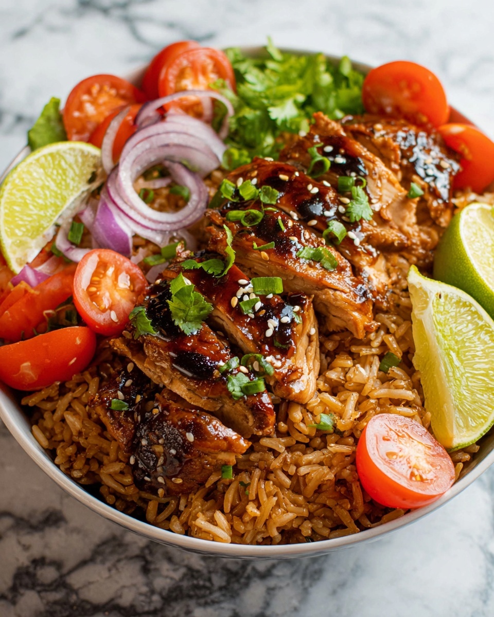 Teriyaki Chicken Crispy Rice Salad Recipe - Recipe Image