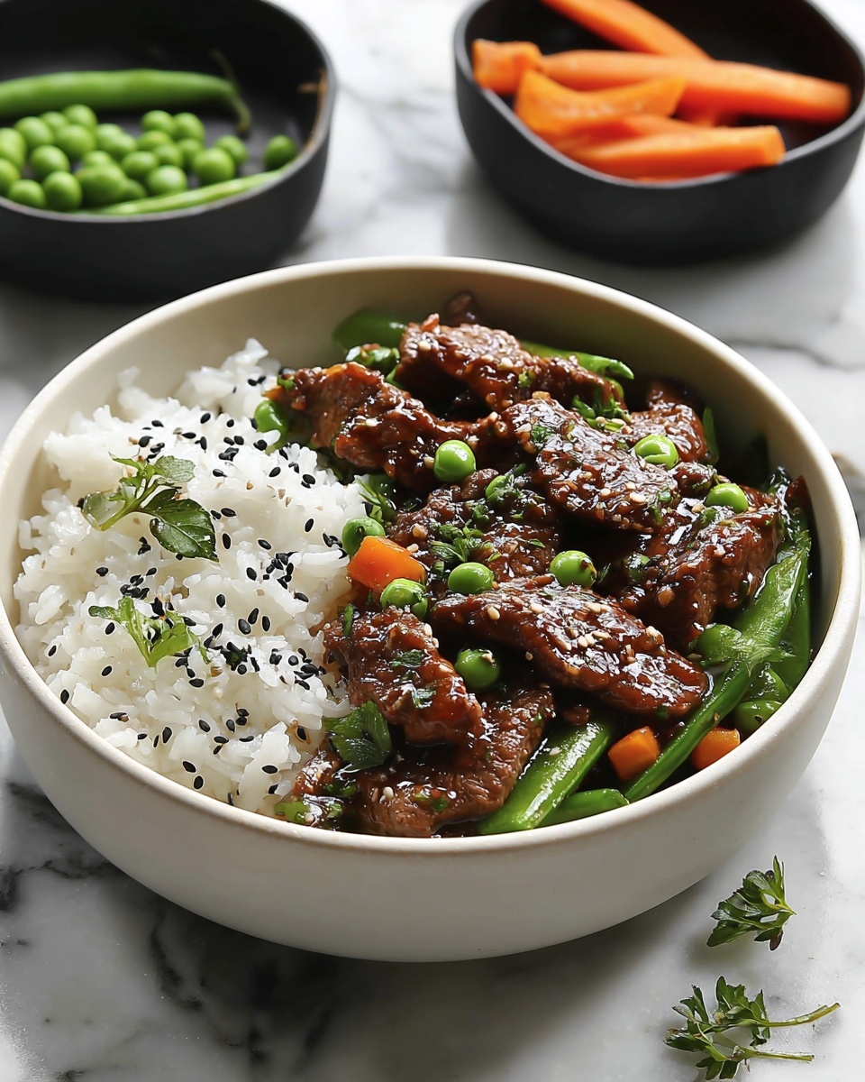 Crispy Beef Rice Bowl: A Delicious and Quick Weeknight Meal Recipe - Recipe Image