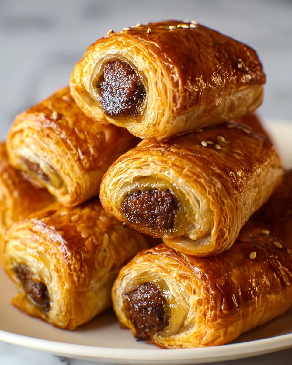 Sausage Rolls with Pepper Jelly Recipe - Recipe Image