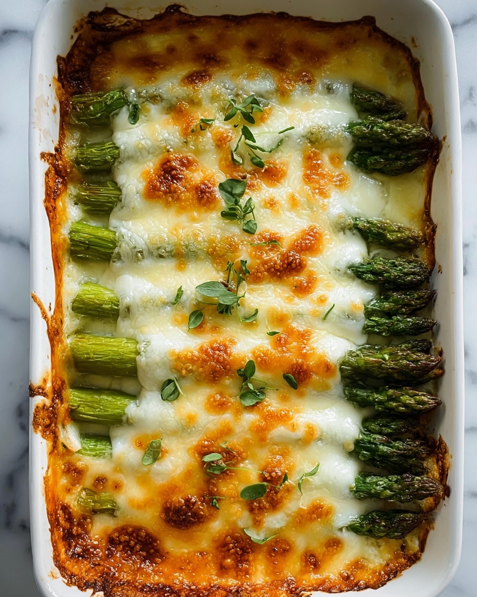 Cheesy Asparagus Casserole: An Incredible Ultimate Side Dish Recipe - Recipe Image