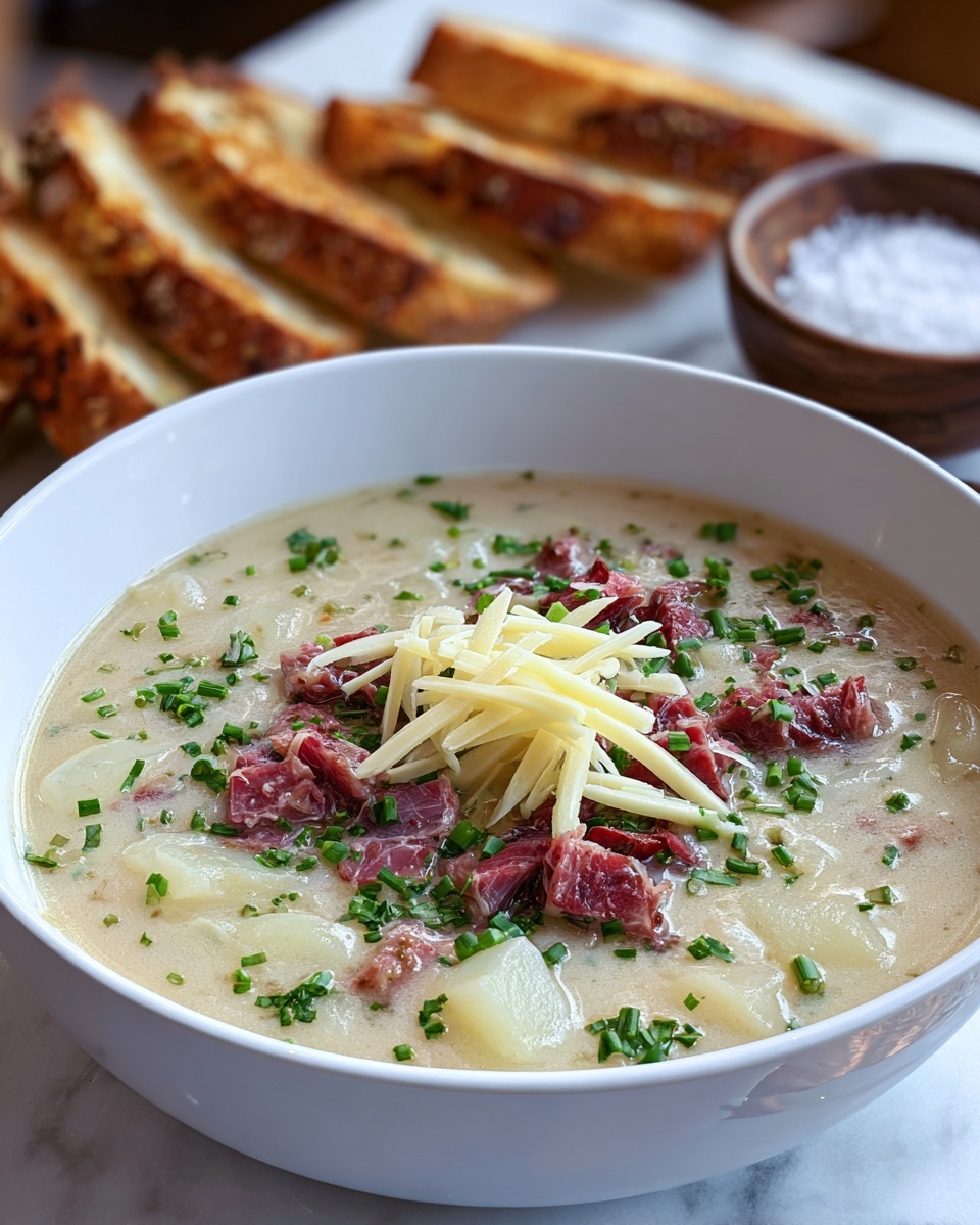 Easy Creamy Reuben Soup Recipe - Recipe Image