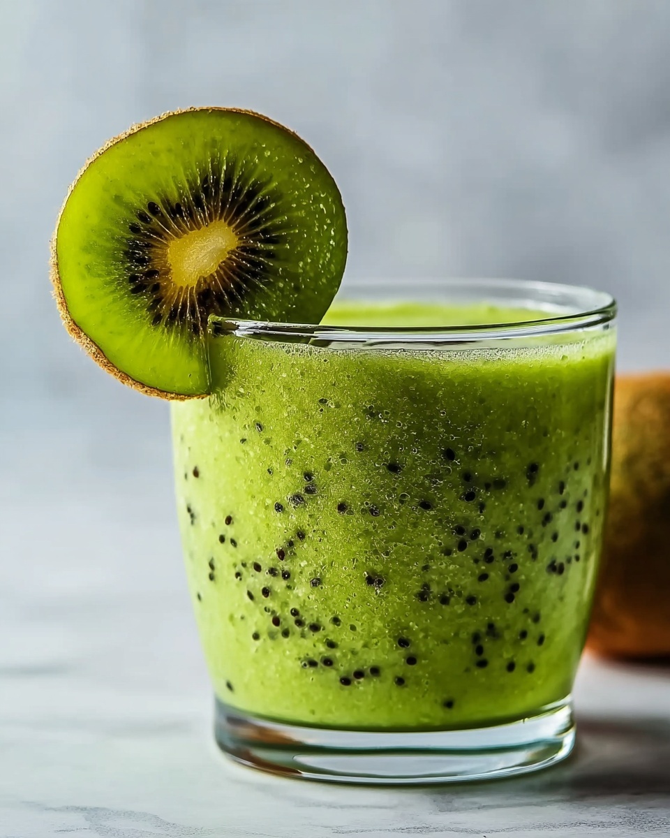 Kiwi Banana Spinach Smoothie Recipe - Recipe Image