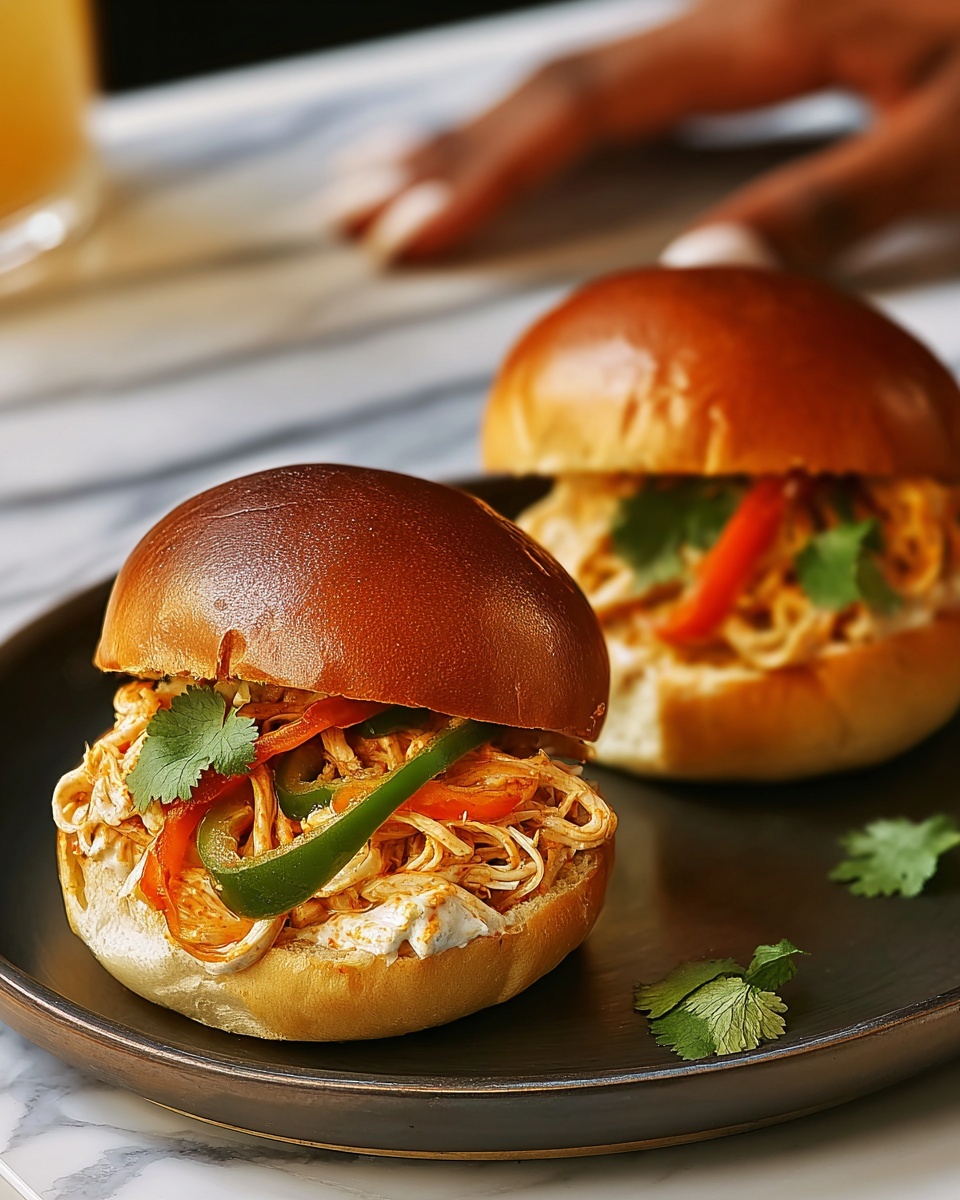 Slow Cooker Chicken Philly Sandwiches Recipe - Recipe Image