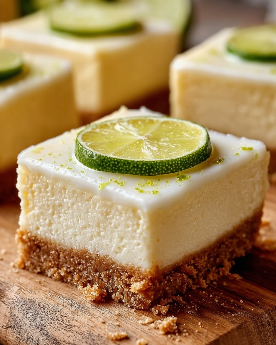 Key Lime Pie Cheesecake Bars Recipe - Recipe Image