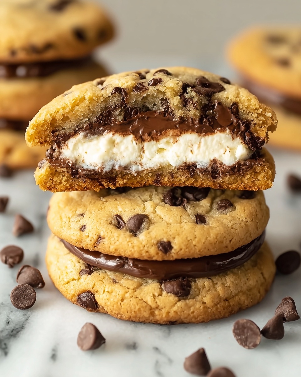 Decadent Cheesecake Chocolate Chip Cookies Recipe - Recipe Image