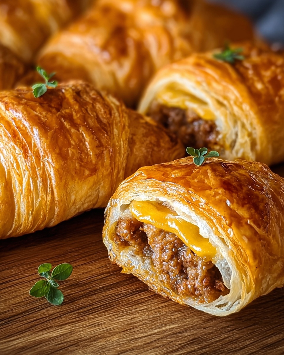 Breakfast Sausage Crescent Rolls Recipe - Recipe Image