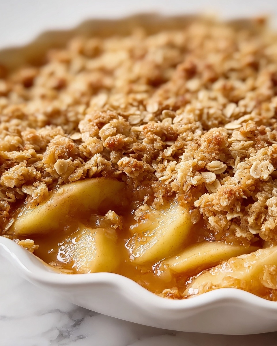 Old Fashioned Easy Apple Crisp Recipe - Recipe Image