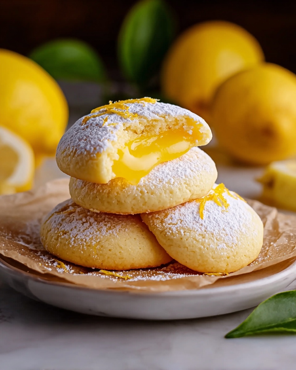 Lemon Stuffed Cookies Recipe - Recipe Image