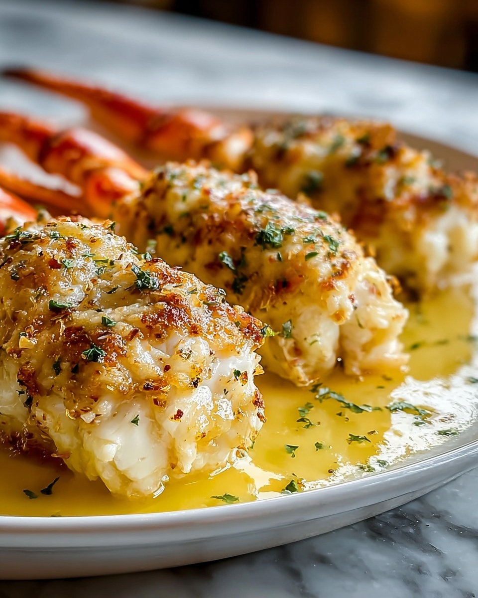 Garlic Butter Baked Crab Legs Recipe - Recipe Image