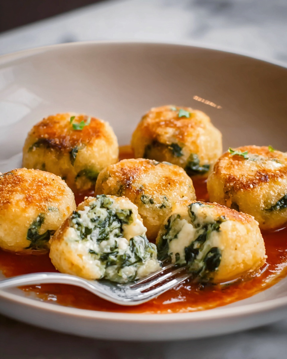 Spinach & Ricotta Gnudi Recipe - Recipe Image